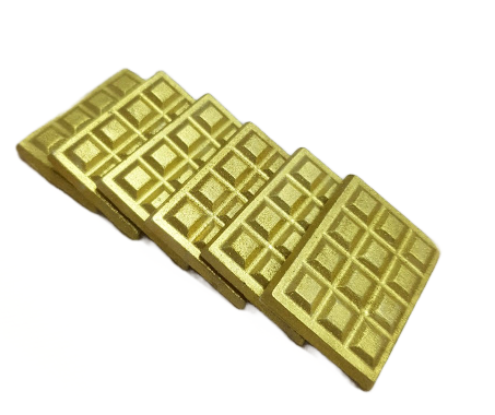 Mini tablete ciocolata pentru decor, 3.5*2.5 cm - auriu - Nati Shop 