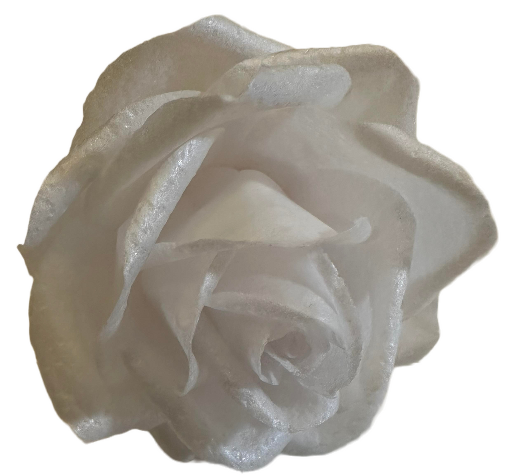 Decoratiune comestibila din vafa, Trandafir alb - Nati Shop 