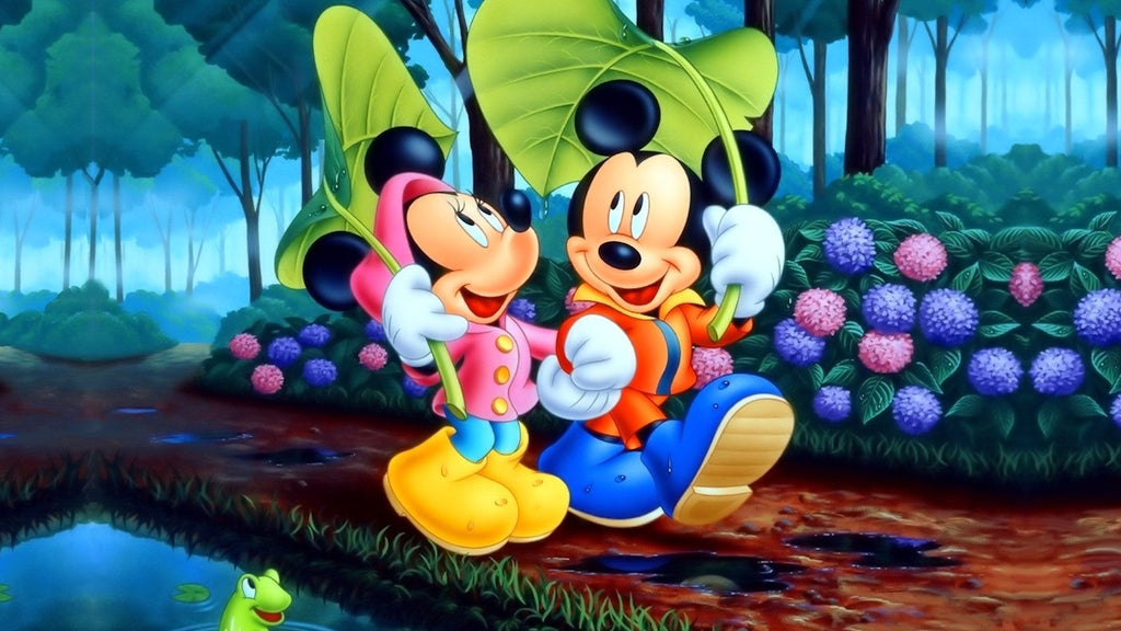 Imagine comestibila, vafa, format A4, Mickey si Minnie Mouse - Nati Shop 