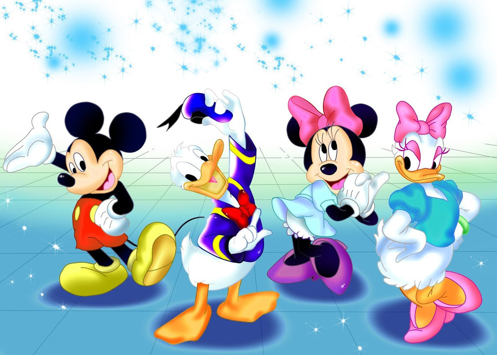 Imagine comestibila, vafa, format A4, Mickey Mouse Club
