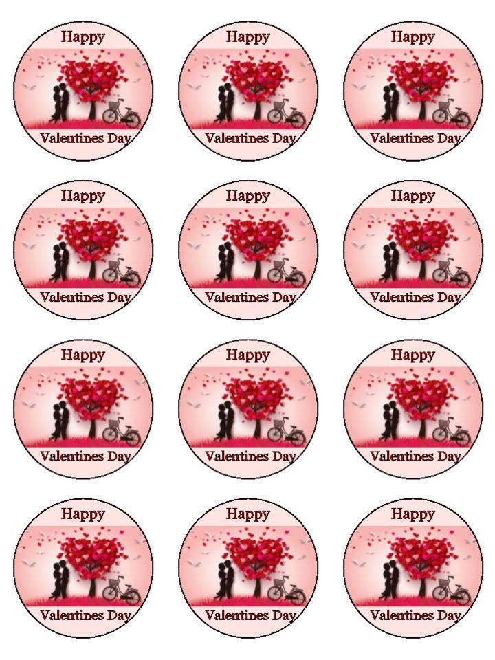 Imagine comestibila, vafa, format A4, Valentines Day