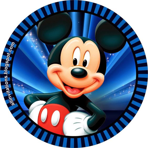 Imagine comestibila, vafa, format A4, Clubul lui Mickey Mouse - Nati Shop 
