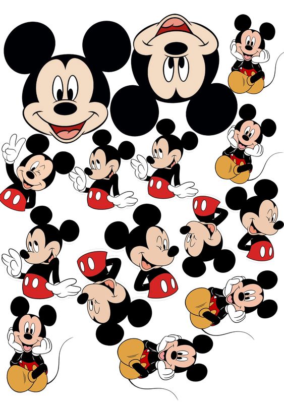 Imagine comestibila, Icing, topper  - Mickey Mouse - Nati Shop 