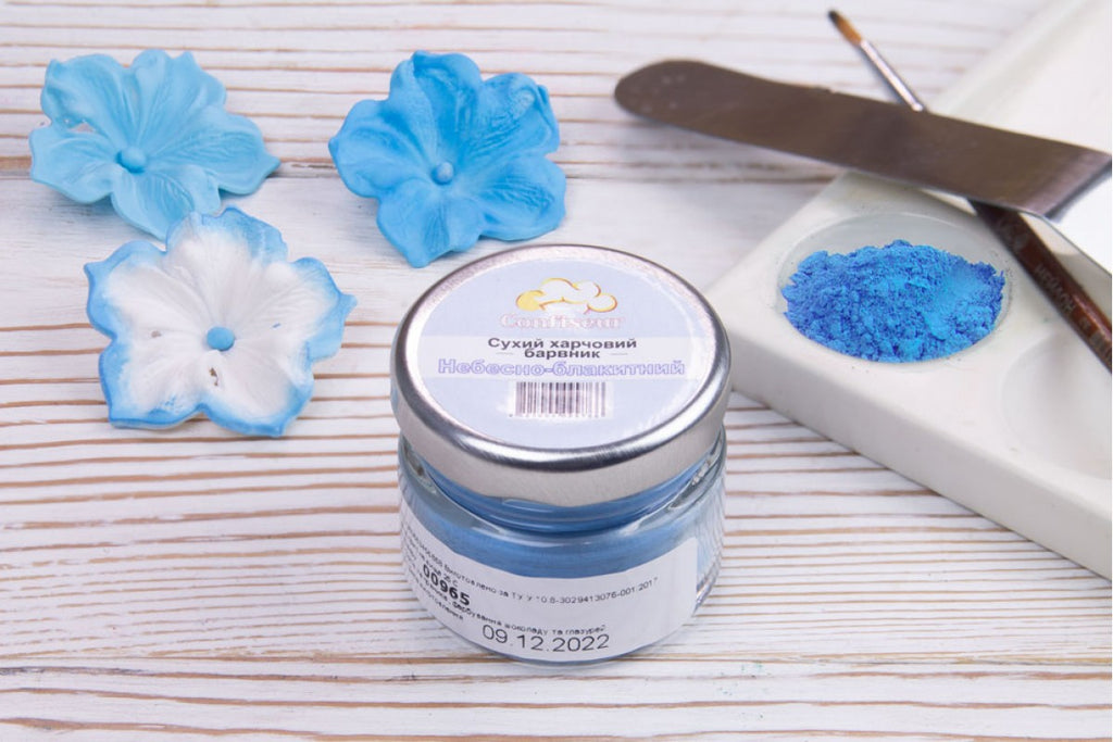 Colorant Alimentar Pudra ( Liposolubil ) 20 grame - Sky Blue - Nati Shop 
