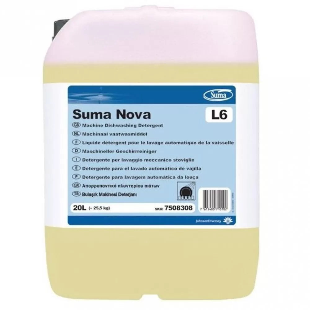 Detergent pentru masina de spalat vase SUMA NOVA L6, Diversey, 20L - Nati Shop 